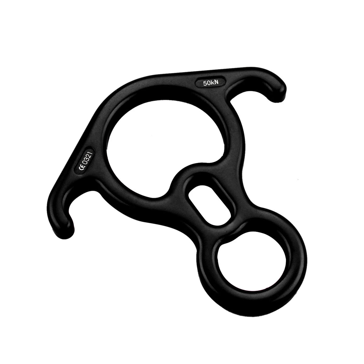 50KN Climbing Descender Belay Device for Rappelling Gear