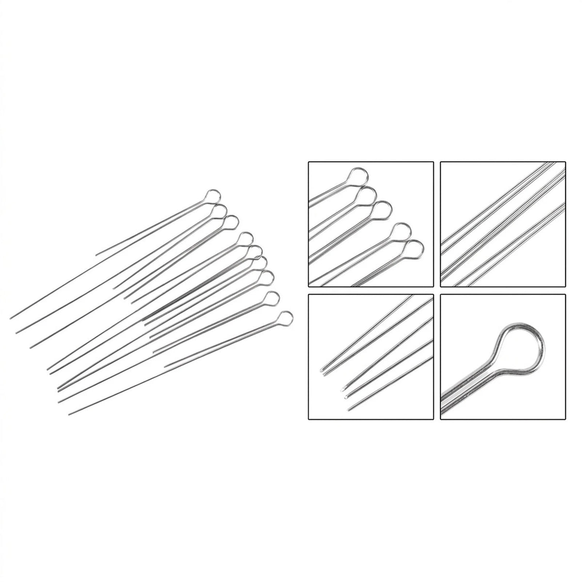 Fishing Spinner Wire Bait Accessories with Slight Bend