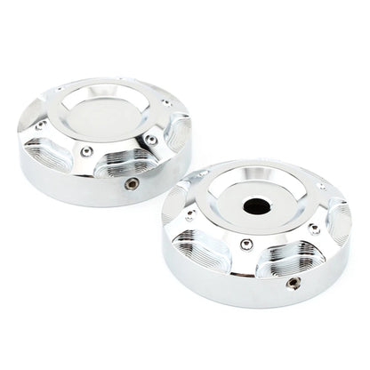 Chrome Upper Fork Stem Nut Cover for Harley X350