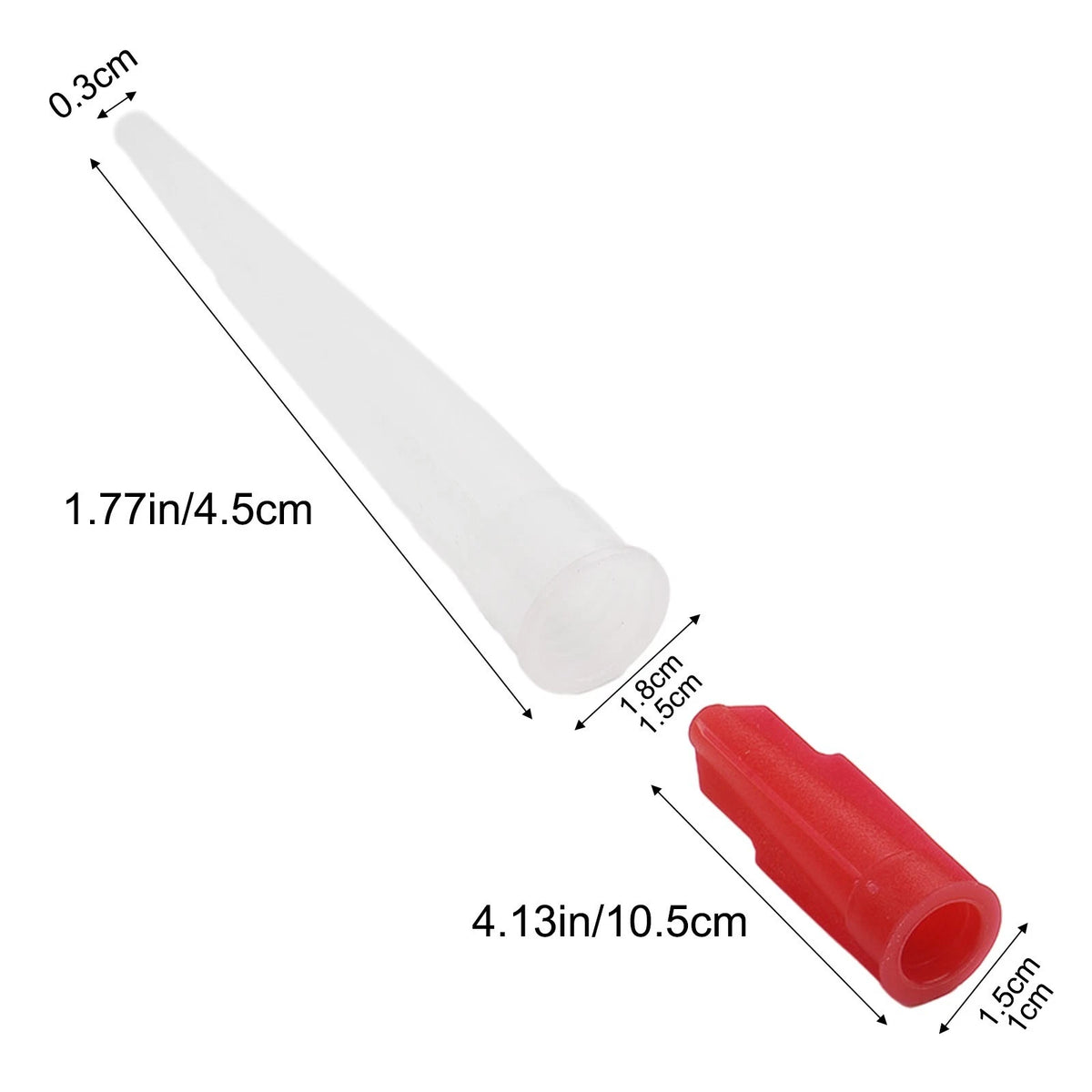 Caulking Nozzle for Silicone Tube (Re-Sealable Mastic Cartridge)