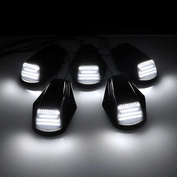 Smoked LED Cab Roof Marker Lights for Ford F150 F250 F350 (1984)