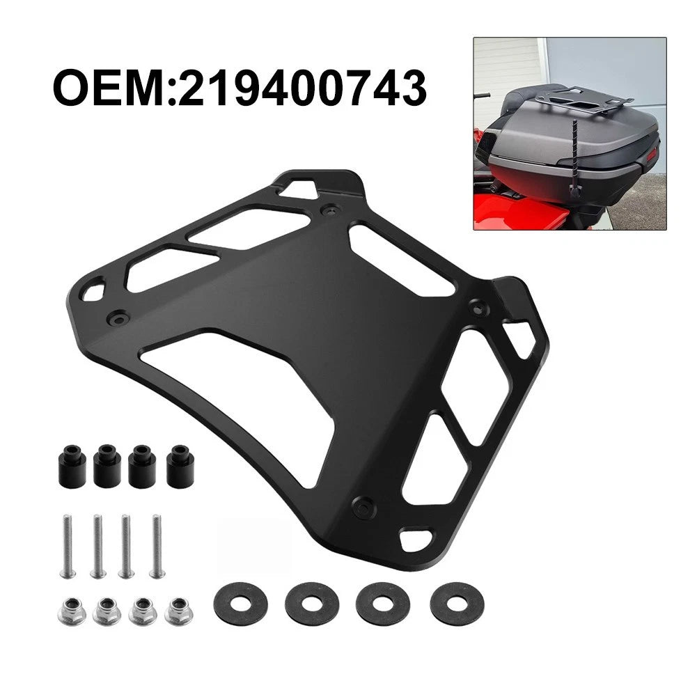 Rear Luggage Mount for Spyder F3 RT (2020–Present) Black Aluminum