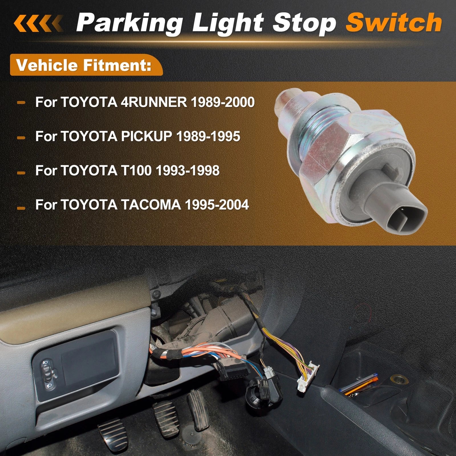 Brake Light Switch Replacement for Toyota 4Runner (1989–2000)