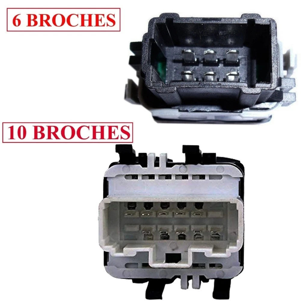 Window Lifter Switch for Clio 3, Twingo 2 (Replacement Part)