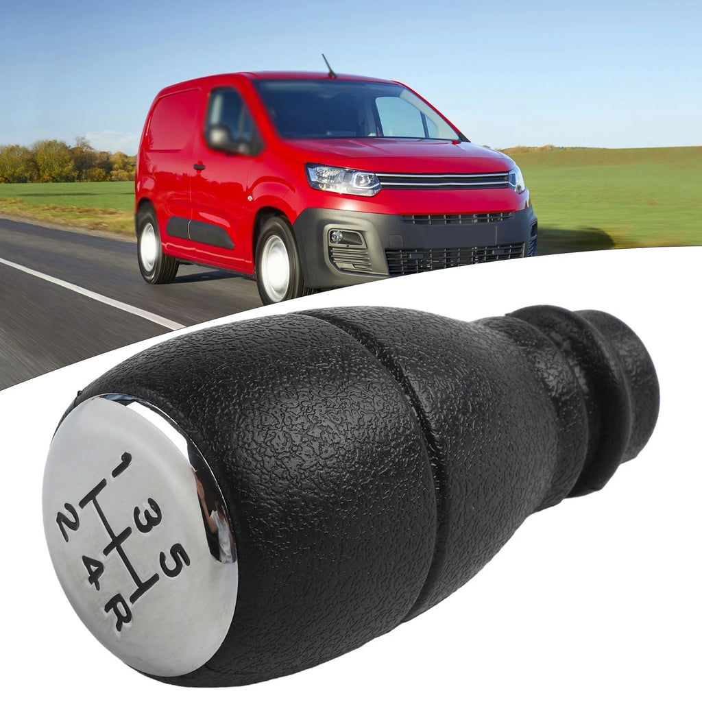Black ABS Gear Shift Knob for Citroen Berlingo, Partner (2008–2018)