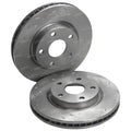Front Drilled & Slotted Brake Rotors + Bendix GCT Pads for VE VF V6 Commodore (2013–2017)
