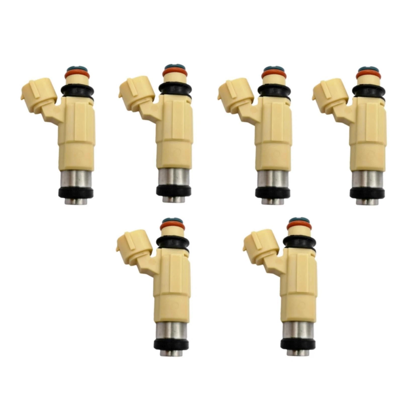 6X Fuel Injectors 69J-13761-00-00 for Yamaha Outboard F200 F225 (2002–2012)