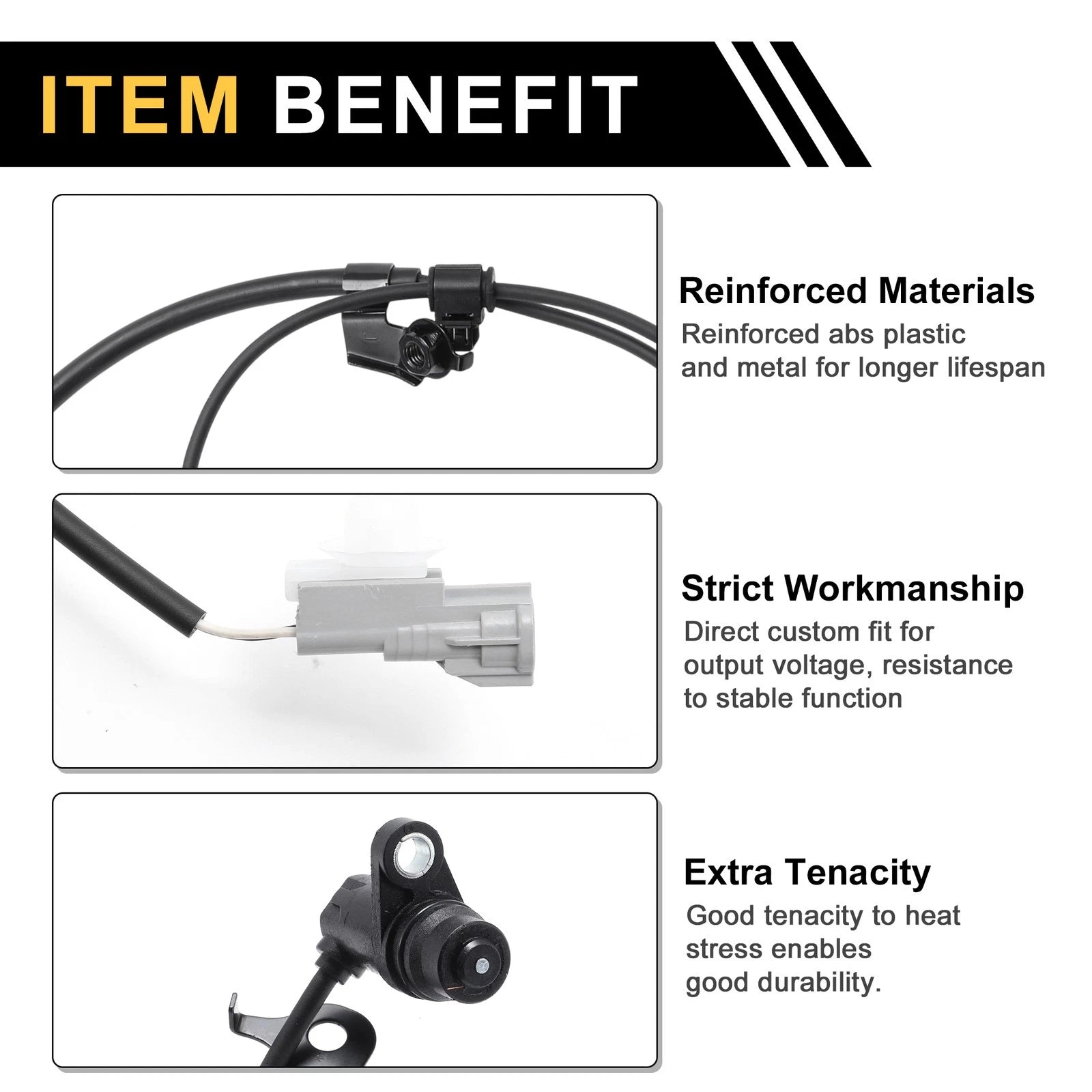 ABS Wheel Speed Sensor Replacement for Toyota Hilux (2005–2014) Front Left