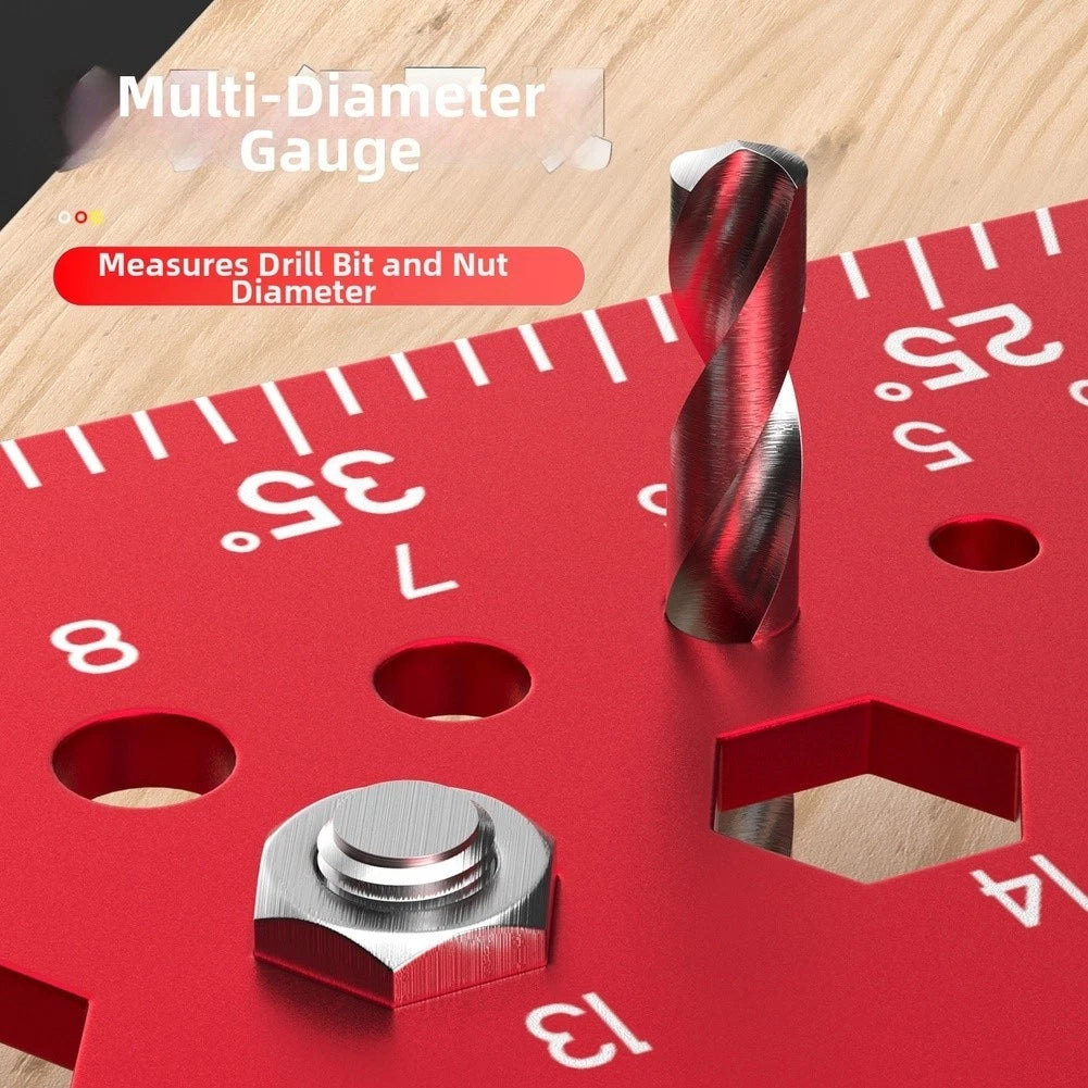 Triangle Ruler 45° & 90° Angle Marking Etched Measurement Scale