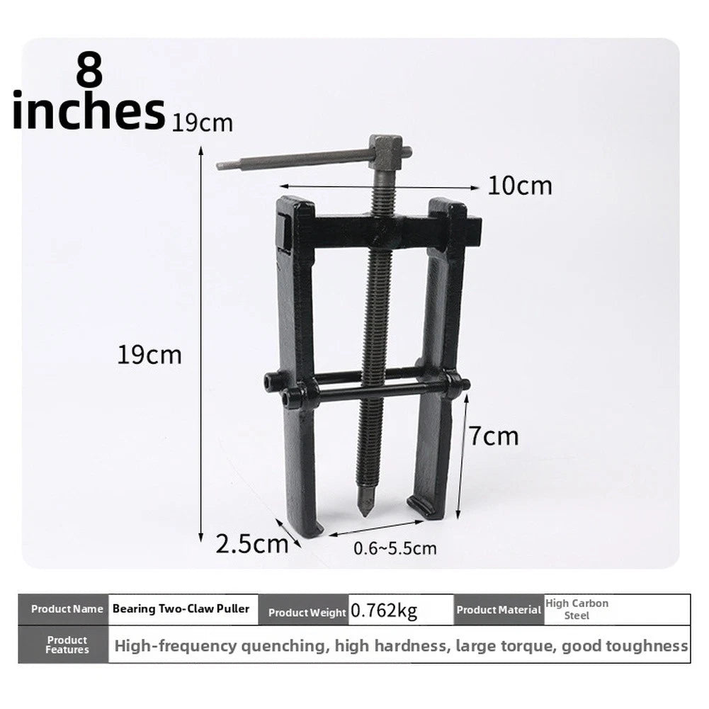 2 Jaw Bearing Puller Tool for 2-8 Inch Bearings