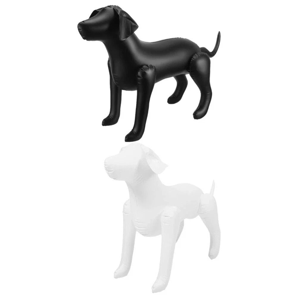 Inflatable Dog Clothing Display Stand with Adjustable Legs