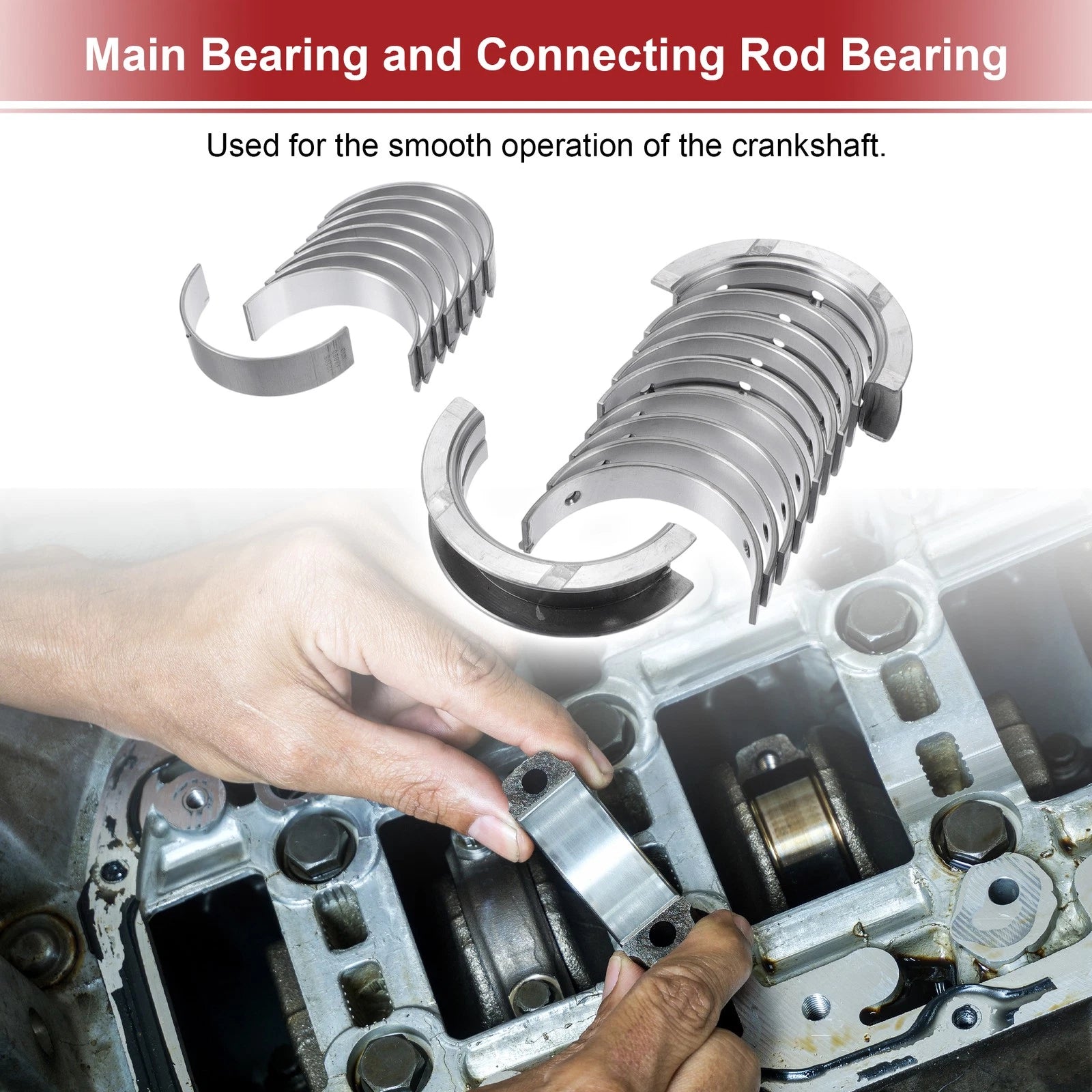 Engine Main and Connecting Rod Bearing Kit for Subaru Outback (2010–2014)