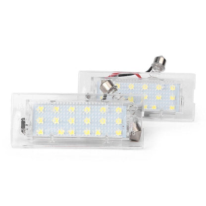 2X Error Free LED License Plate Lights for BMW X5 E53 X3 E83 (2003–2009)