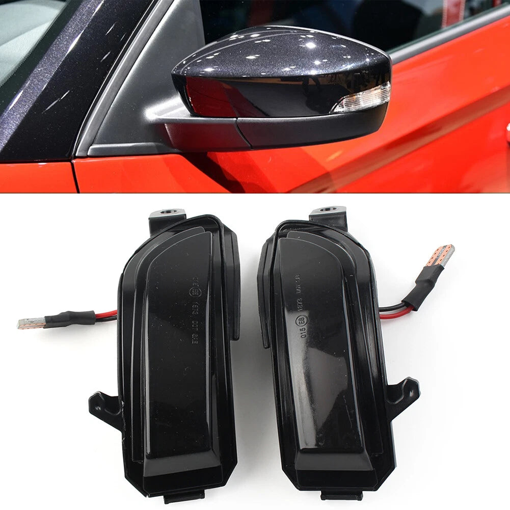 Dynamic Turn Signal LED Side Wing Mirror Indicator for Skoda Rapid Fabia (2012–2023)