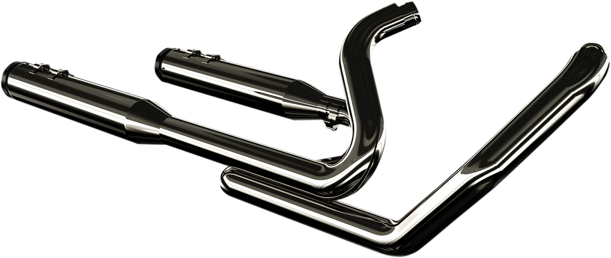 2X 1800-1968 KromeWerks 2-Into-2 Crossover w/4" Eclipse Mufflers for 2009-2016