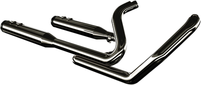 2X 1800-1968 KromeWerks 2-Into-2 Crossover w/4" Eclipse Mufflers for 2009-2016