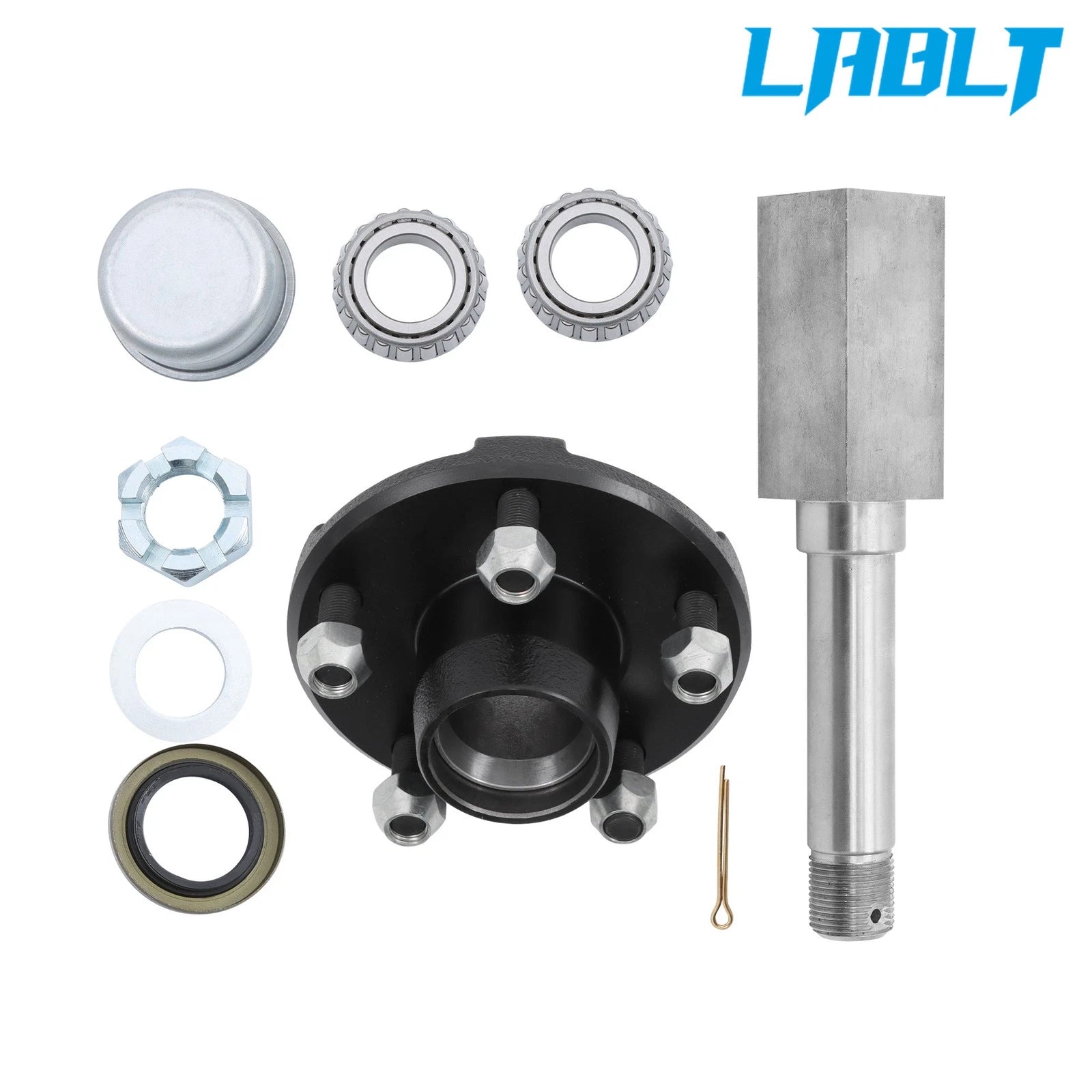 Trailer Hub Assembly for BT16 Spindle (5 Bolt, 4.5")