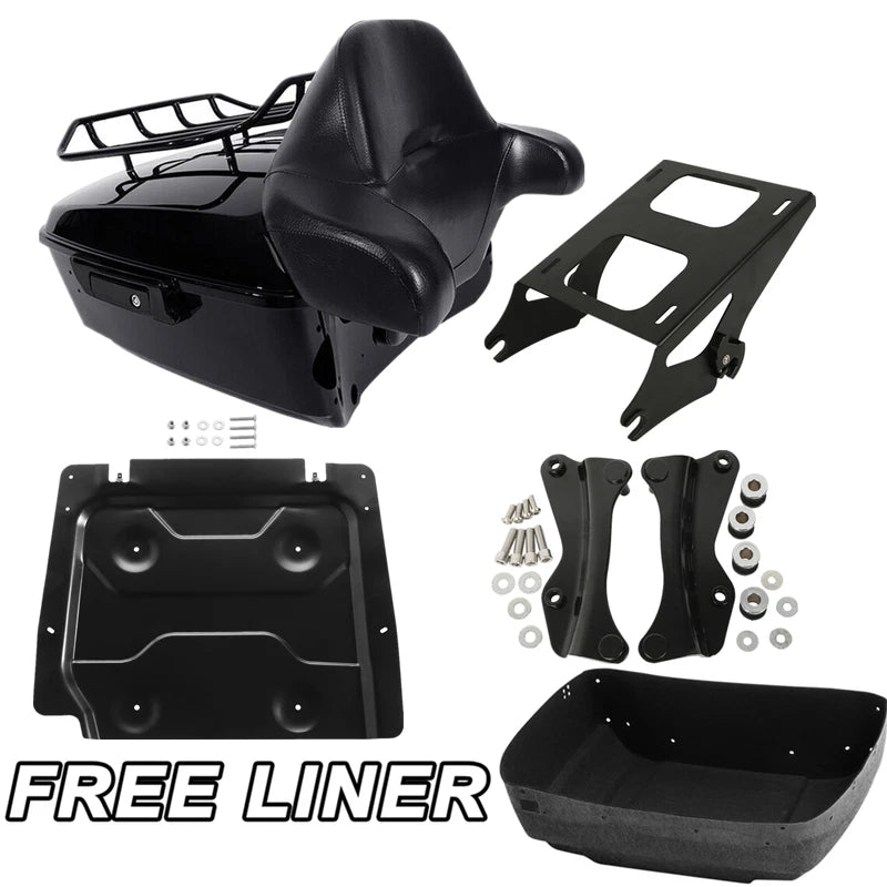 Trunk Pad Mount Rack Docking Base Plate for Harley Electra Glide (2014–2026)