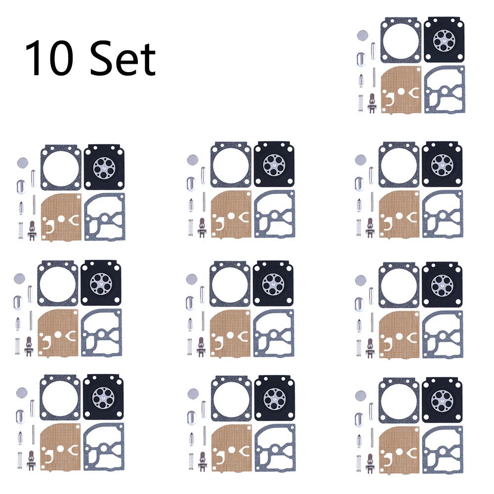 Set of 10 Carburetor Diaphragm Repair Kit for Stihl 017 018 MS180 MS170 Zama RB-77