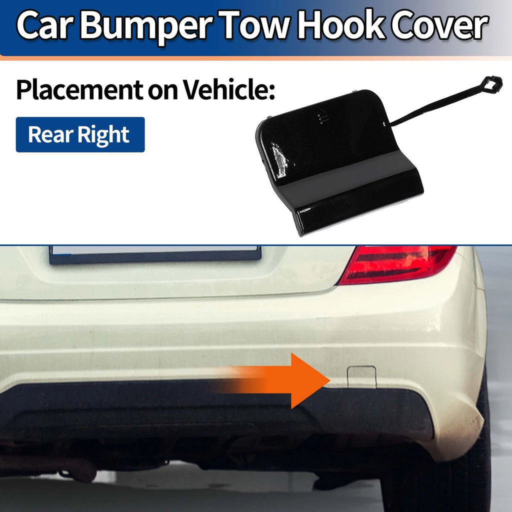 Rear Tow Hook Cover for Mercedes-Benz C-Class W204 AMG (2012–2015)