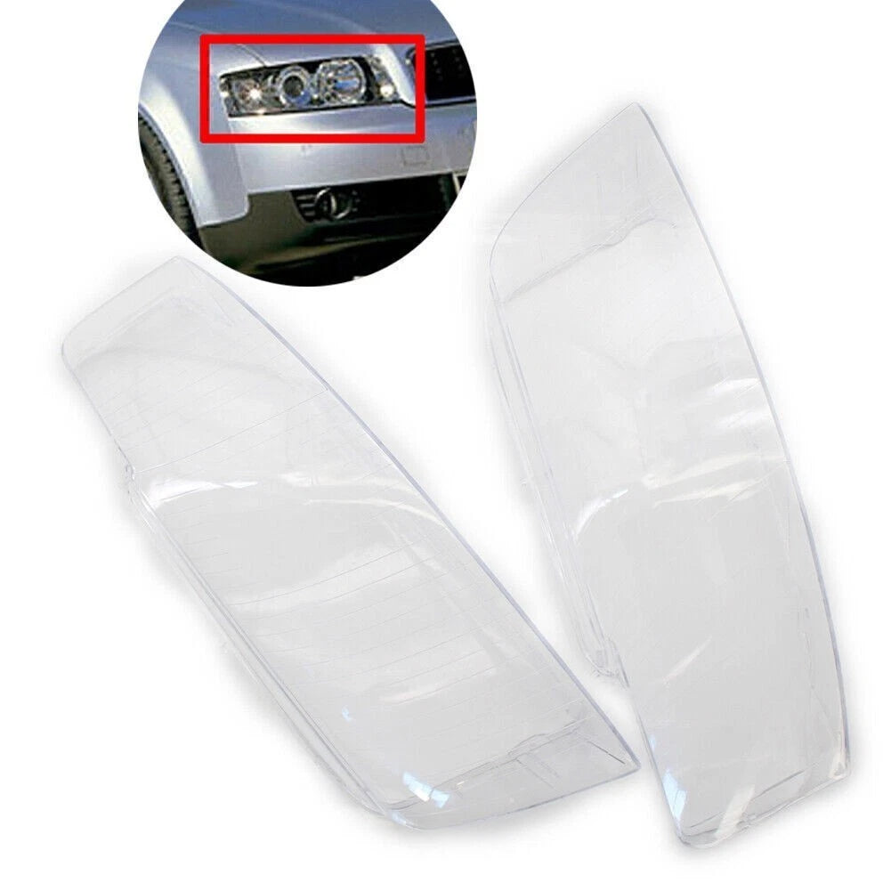 Replacement Headlight Lens Cover Set for Audi A4 B6 (2002–2005)