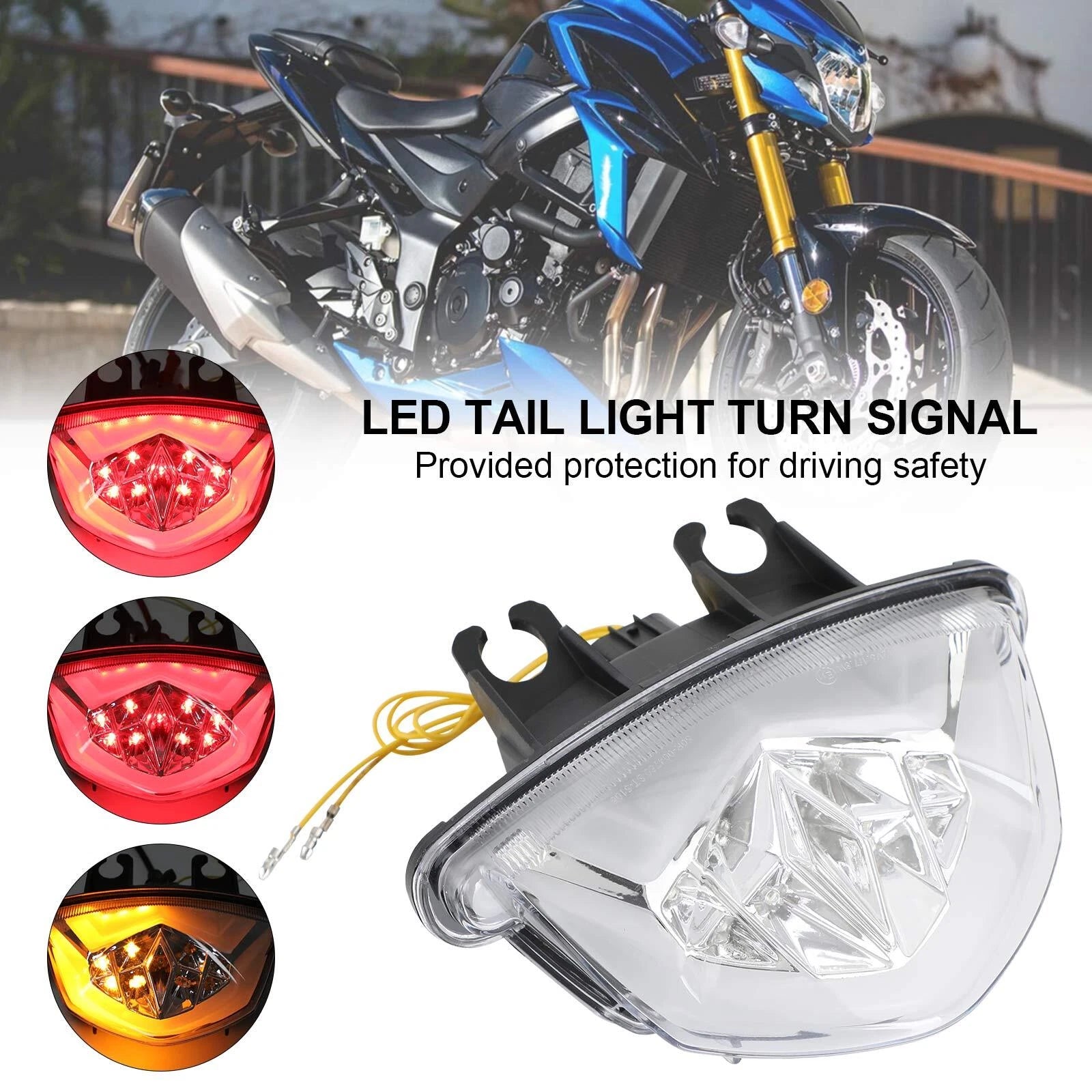 LED Tail Light Turn Signal for Suzuki GSX-S 1000 F GSX-S 750 Z (2017–2021) T9