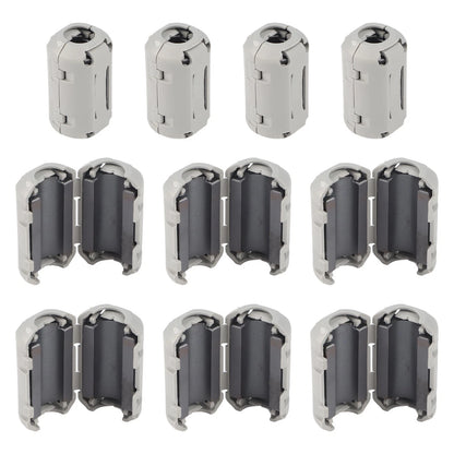 10 Pack Ferrite Ring Core Clips for Enhanced Data Integrity