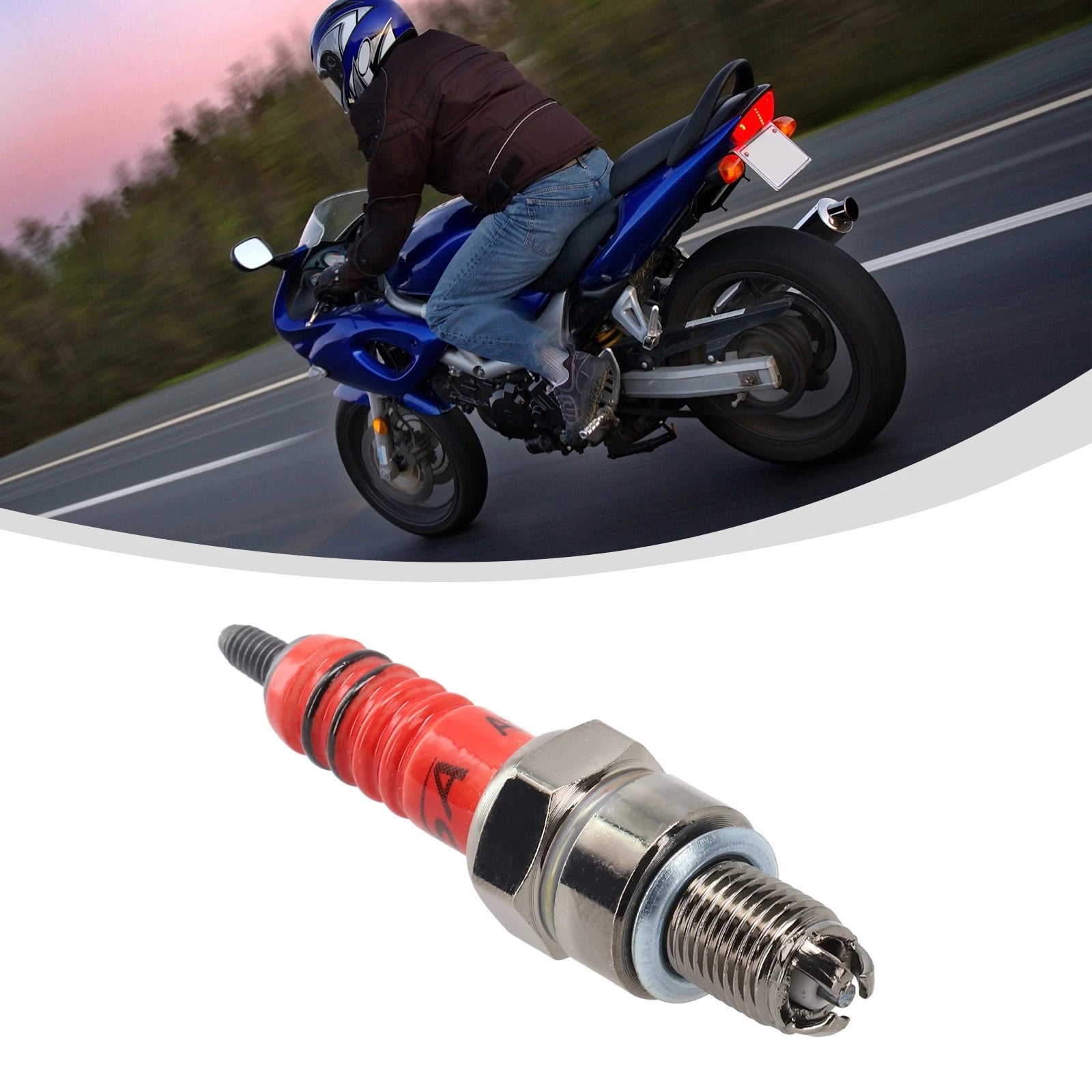 High Performance 3-Electrode Spark A7TC For 50CC-150CC for atv Motorcycle