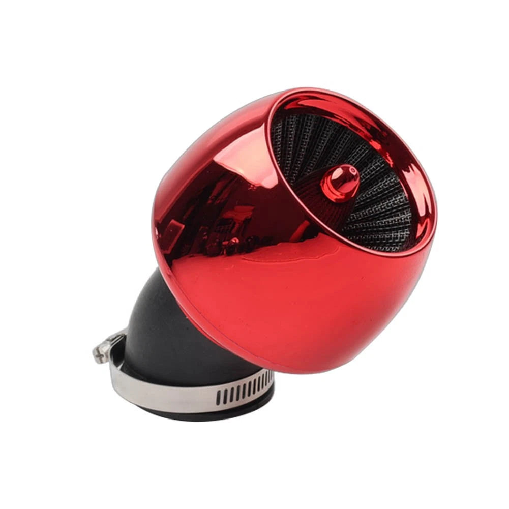 Air Intake Filter Cone Pod for Universal ATV Scooter (28MM/35/42/48MM) Red