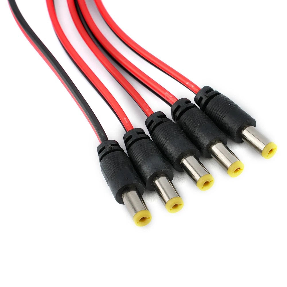 Set of 10 Accessory Connector Cable Power Supply Male/Female