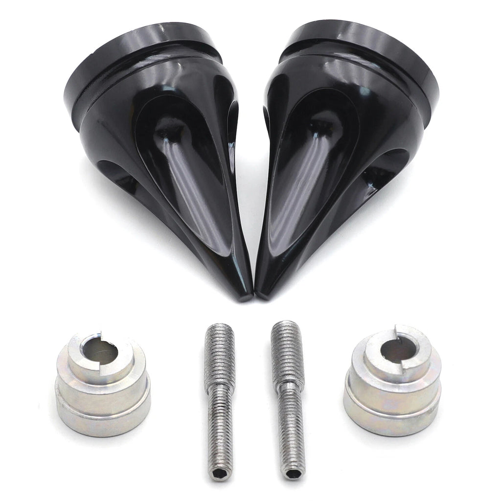 Pair Cone Handle Bar Ends for Honda CBR (1993–2007) Chrome