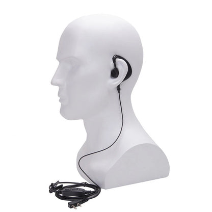 Dual PTT Earpiece Earbuds with Mic for Baofeng BF-UV5R UV82 UV82L UV-89