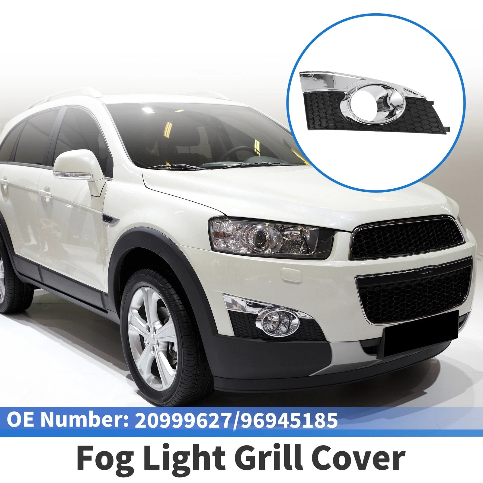 Front Right Fog Light Grill Replacement for Chevrolet Captiva (2012–2014)