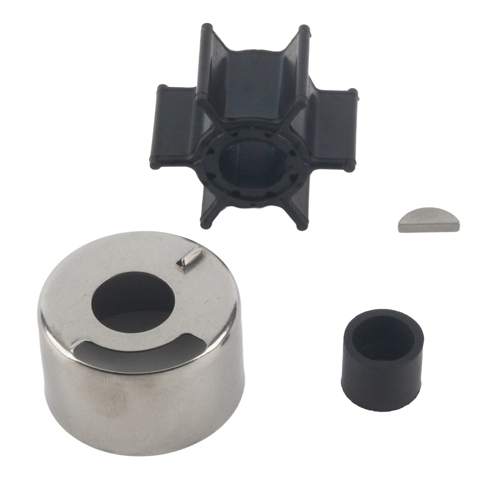 Water Pump Impeller Repair Kit for Yamaha 9.9 15 HP Outboard Motor (1990–2023)