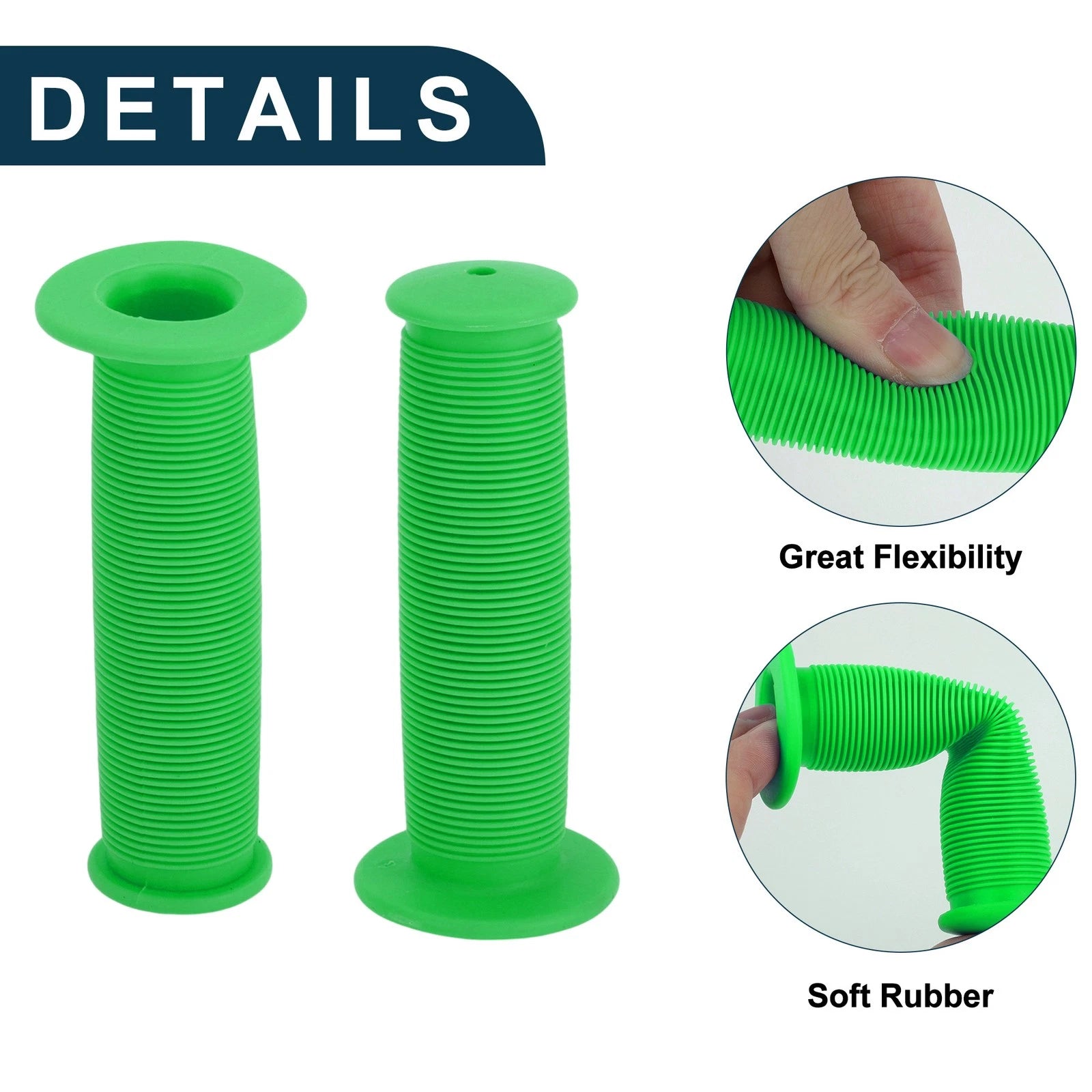 Bike Handlebar Grip Cover 110mm Lightweight MTB End Grip Protector for 1 Pair