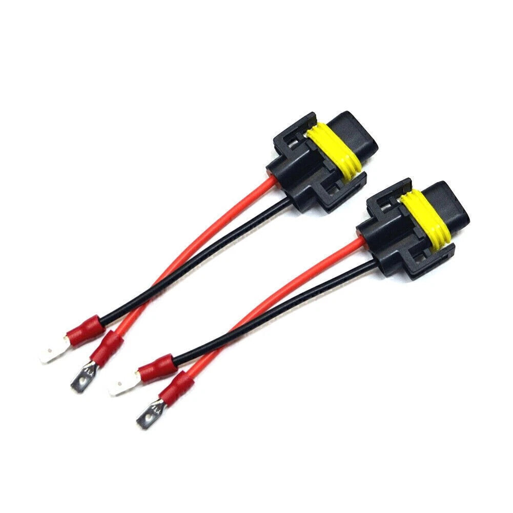 2X H11 to H11B Headlight Pigtail Harness for LED Halogen Bulbs