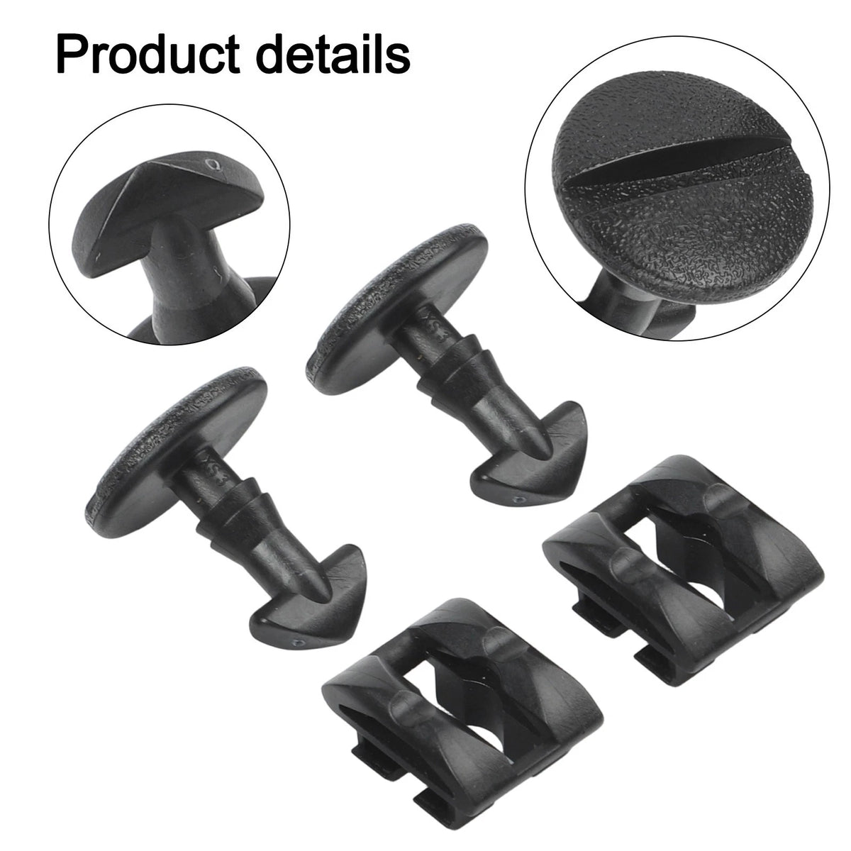 Rear Bumper Tow Cover Clips for Land Rover Discovery 3.4 (2005–2009)