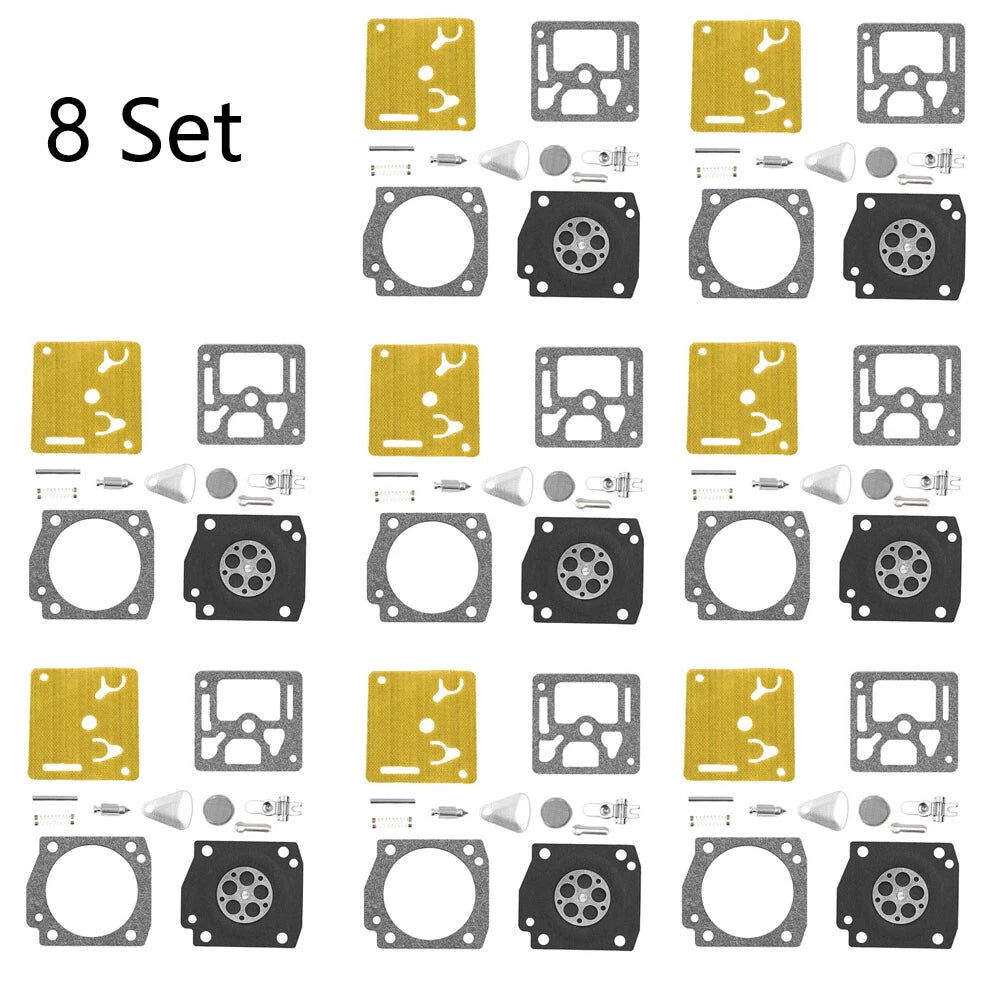 Set of 8 Carburetor Gasket Kit for Zama RB-31 Stihl 044 MS360 034 036 Pro