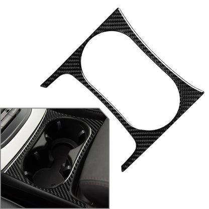 Carbon Fiber Water Cup Holder Panel Trim for Audi Q5 SQ5 (2010–2018)