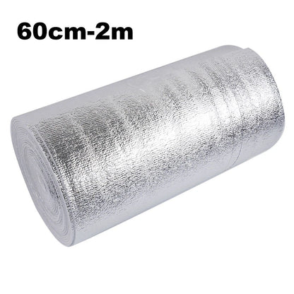 Aluminum Foil Radiator Insulation Film Roll for Universal Use (5m x 50cm)