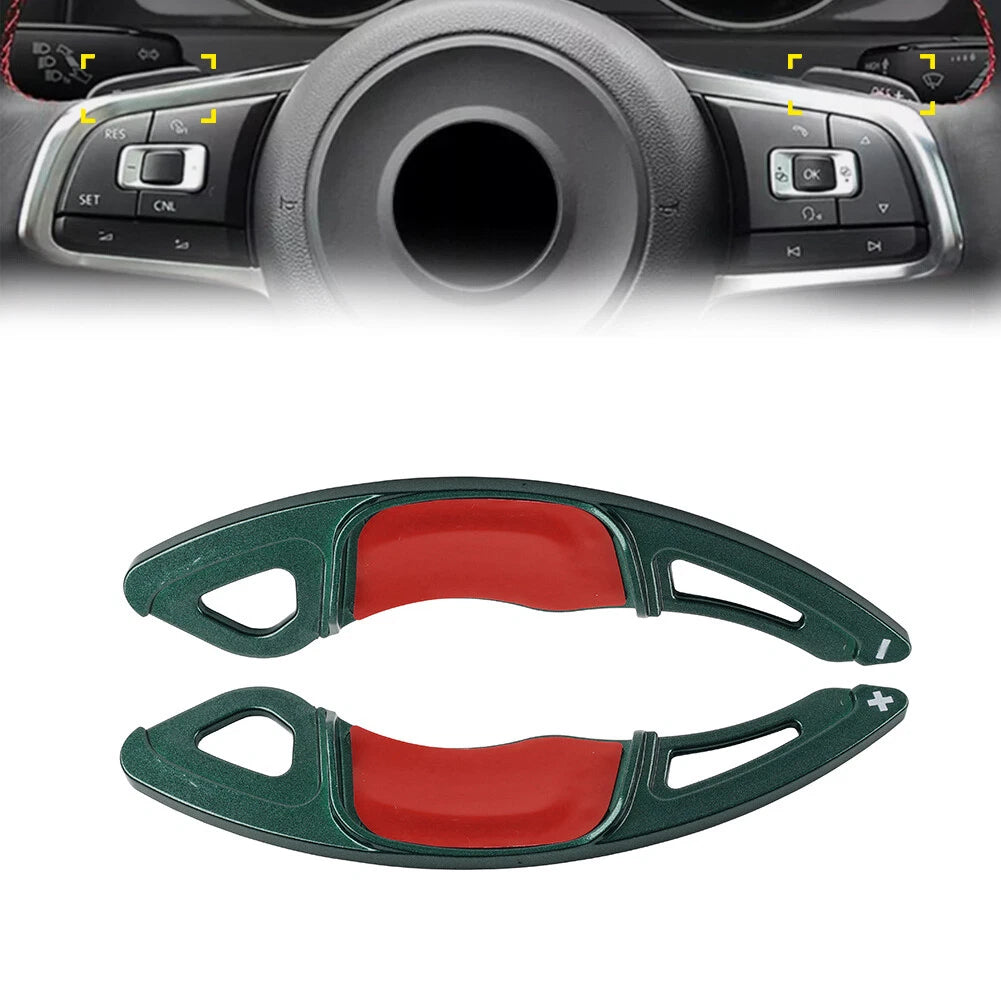Steering Wheel Paddle Shifter Extensions for VW Golf 7, Polo, Jetta, Scirocco (2013–2021)