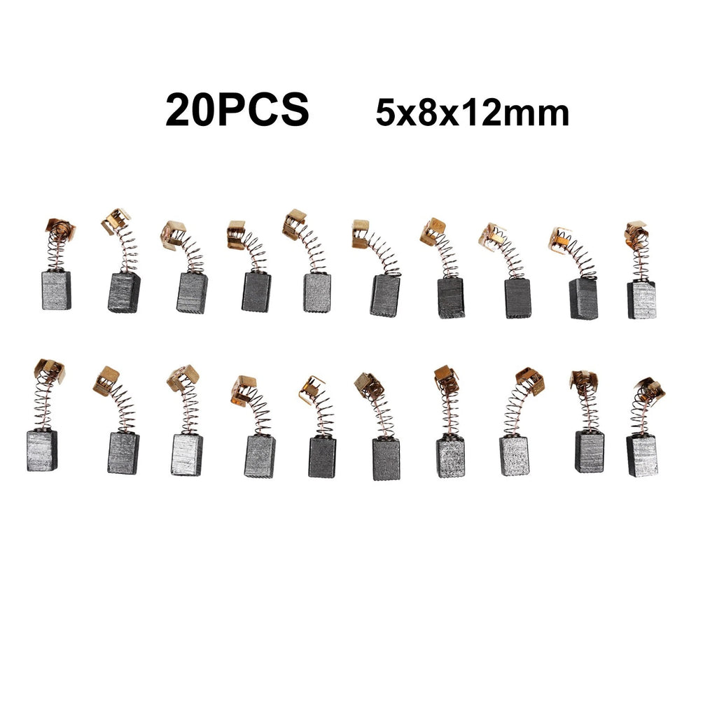 20Pcs Carbon Brushes for Electric Motor Power Tool