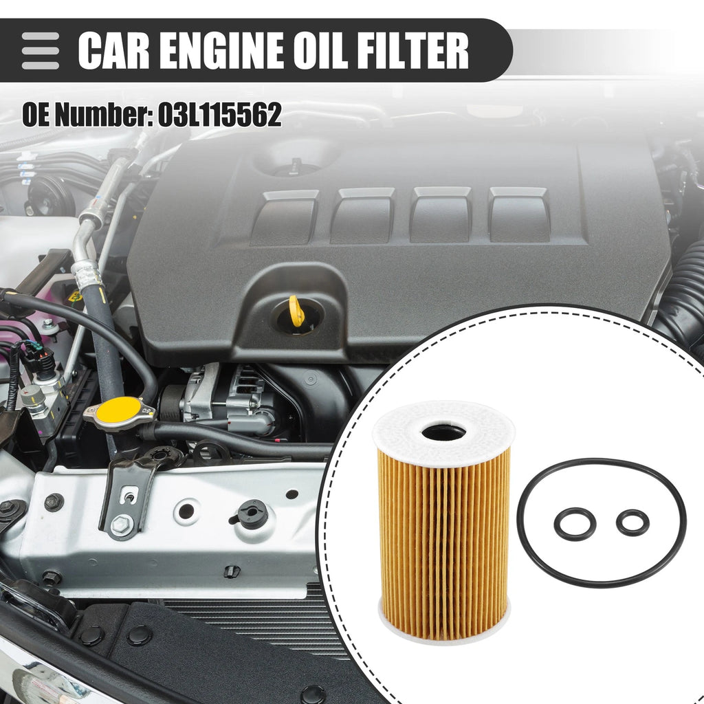 Engine Oil Filter Set Replacement for Volkswagen Passat 2.0L (2012–2015)