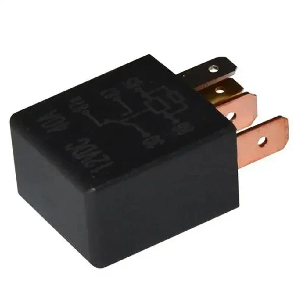 5-Pin 40A 12V Car Oil Pump Relay + Air Conditioning Relay Socket for