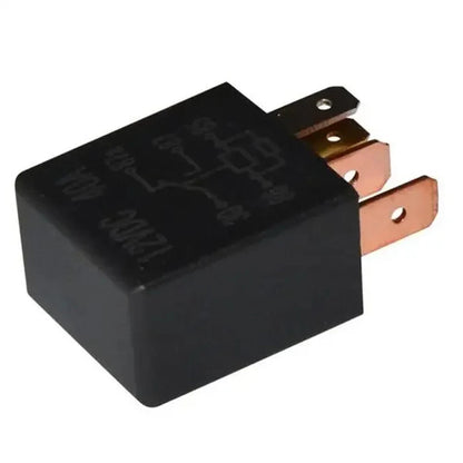 5-Pin 40A 12V Car Oil Pump Relay + Air Conditioning Relay Socket for