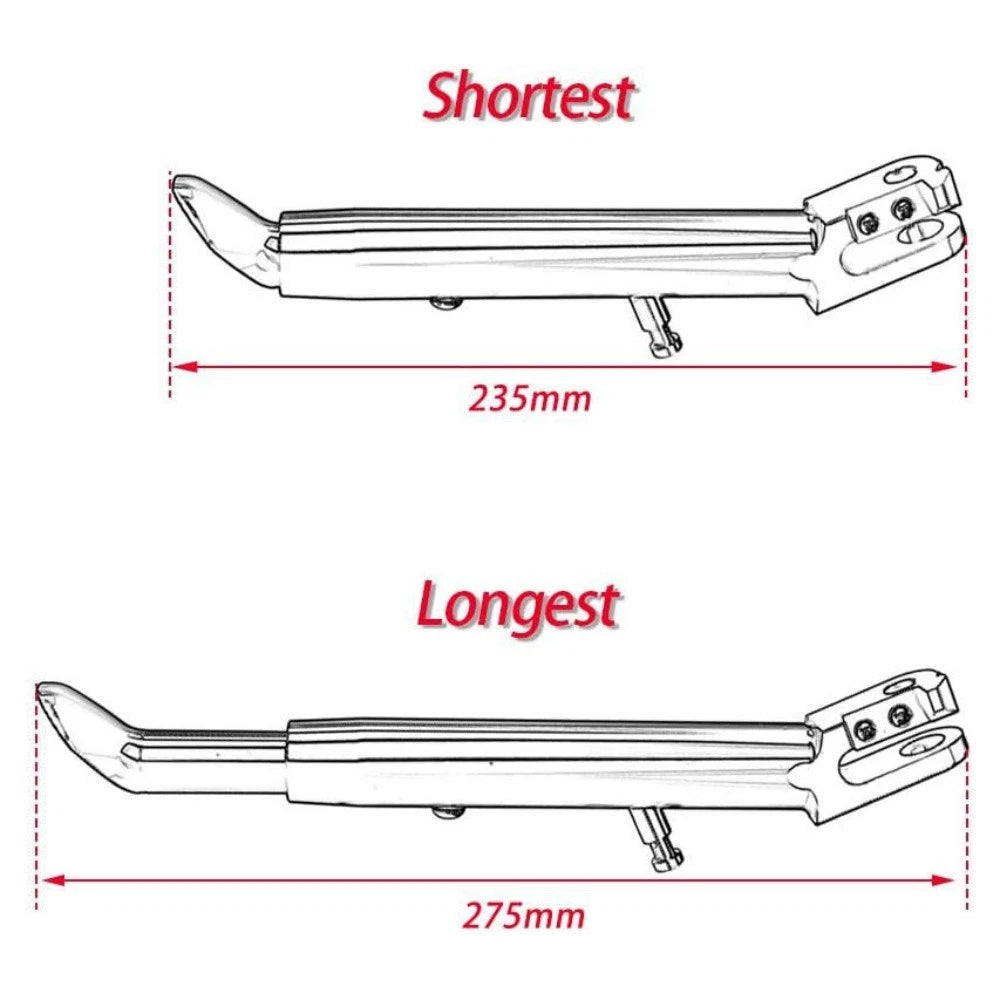 Adjustable CNC Aluminum Kickstand for Suzuki GSXR 1000 (2009–2014)