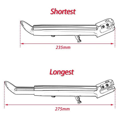 Adjustable CNC Aluminum Kickstand for Suzuki GSXR 1000 (2009–2014)