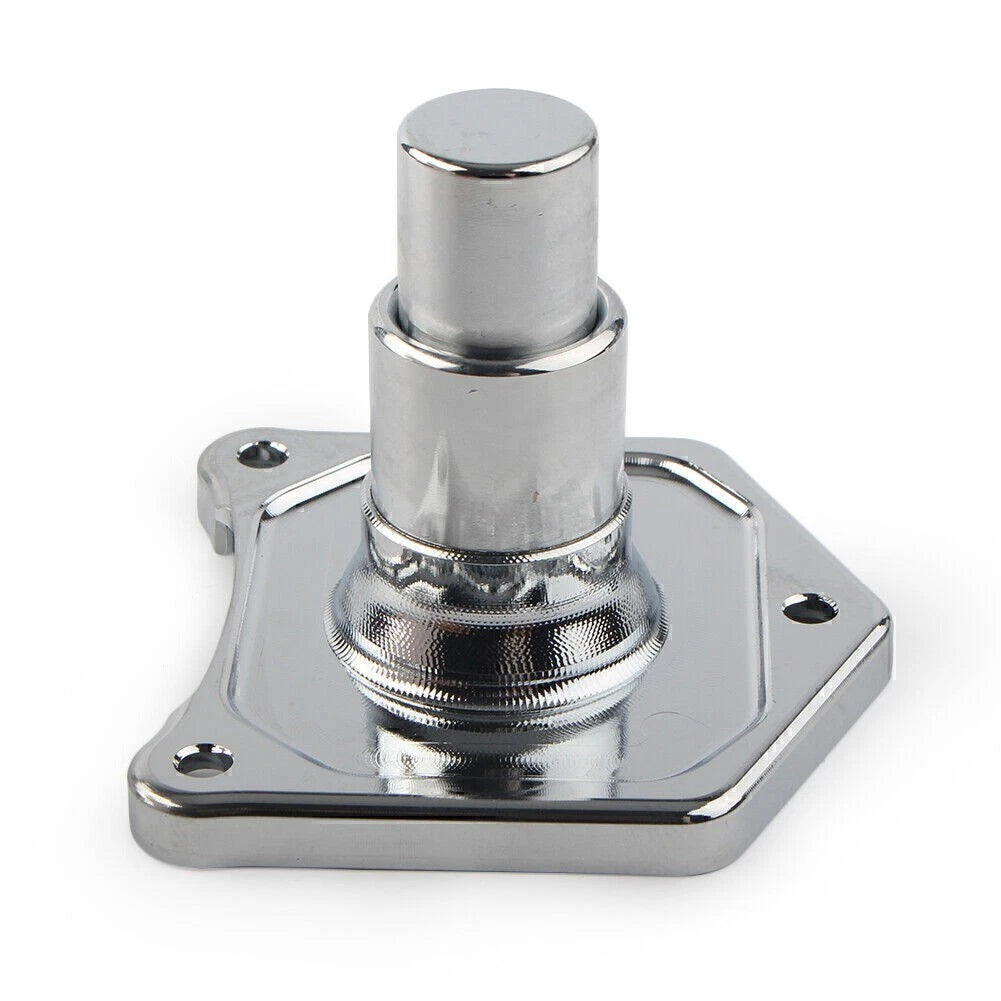 Chrome Solenoid Cover Starter Push Button for Harley Electra Glide (1991–2017)