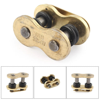 1 Pcs DID Motorcycle 525HV Master Chain Connector Link O-rings Gold for Honda