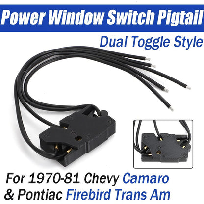 Power Window Switch Connector for Chevy Camaro Pontiac Firebird (1970–1981)